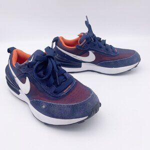 Nike Waffle One Knit Sneaker Kids 12 Blue Orange Style: DC0480-012
